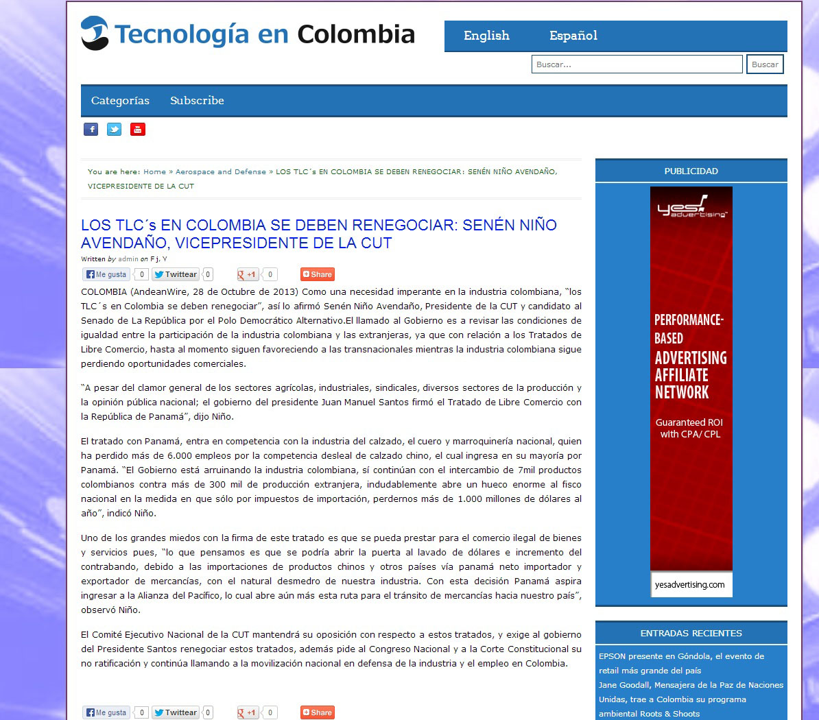 teconología encolombia.com Oct -Nov